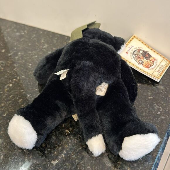 Halloween  SPUNKIN Black & White Cat Plush Bunnies By the Bay 2020 NEW Stuffed - Picture 8 of 9